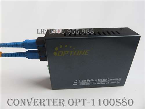 OPTONE Bộ chuyển đổi quang điên 2 sợi OPTONE - Converter Opt-1100S80 OPT-1100S80